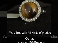 結婚式 925 シルバー 宝石 指輪 丸い形 婚約 虎の目指輪