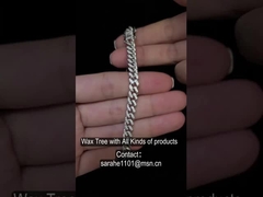 7.05g ヒップホップ ブリンブリン ブレスレット 文字入りダイヤモンド カップル