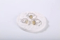 女性のための放射切断型の婚約指輪2.05g 925銀製CZリング