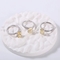 女性のための放射切断型の婚約指輪2.05g 925銀製CZリング