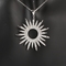 簡単な太陽神の吊り下げ式のネックレスは太陽神の写真のロケットの宝石類を作る
