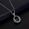 方法ネックレスのイヤリング925純銀製の宝石類セットの真珠の蝶女性のS925
