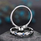 3.0mmの女性のダイヤモンド バンド リング、925の純銀製のダイヤモンドの婚約指輪