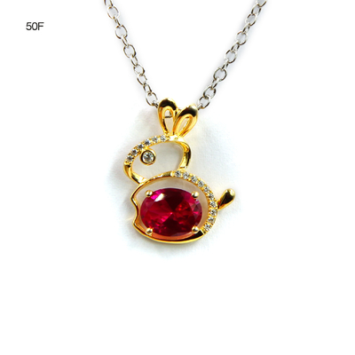 丸いダイヤのピンセット 18K ゴールド ネックレス 1.00カラット宝石