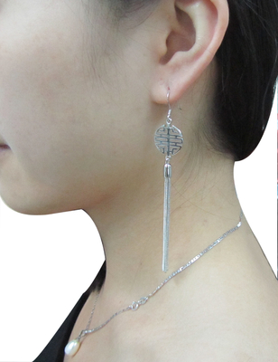ファッション 925 シルバー CZ 耳飾り カジュアル用 DIY 宝石