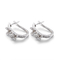 モザイクButterfly Dangle Earrings 3.17g 5mm Cubic Zirconia Stud Earrings