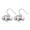 モザイクButterfly Dangle Earrings 3.17g 5mm Cubic Zirconia Stud Earrings