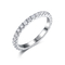 1.50g 925ダイヤモンドの婚約指輪のあたりの銀製のダイヤモンド指輪の貴族